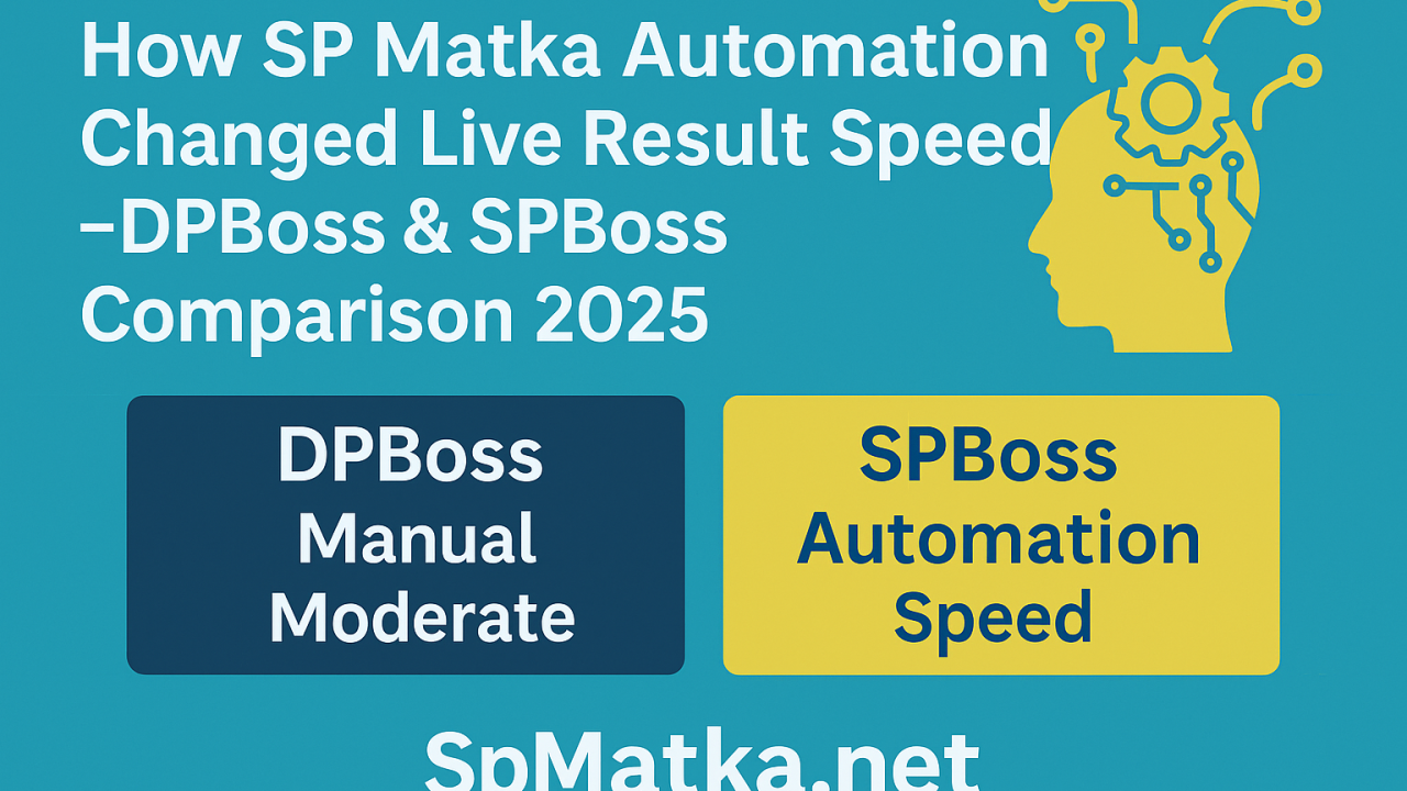 How SP Matka Automation Changed Live Result Speed – DPBoss & SPBoss Comparison 2025