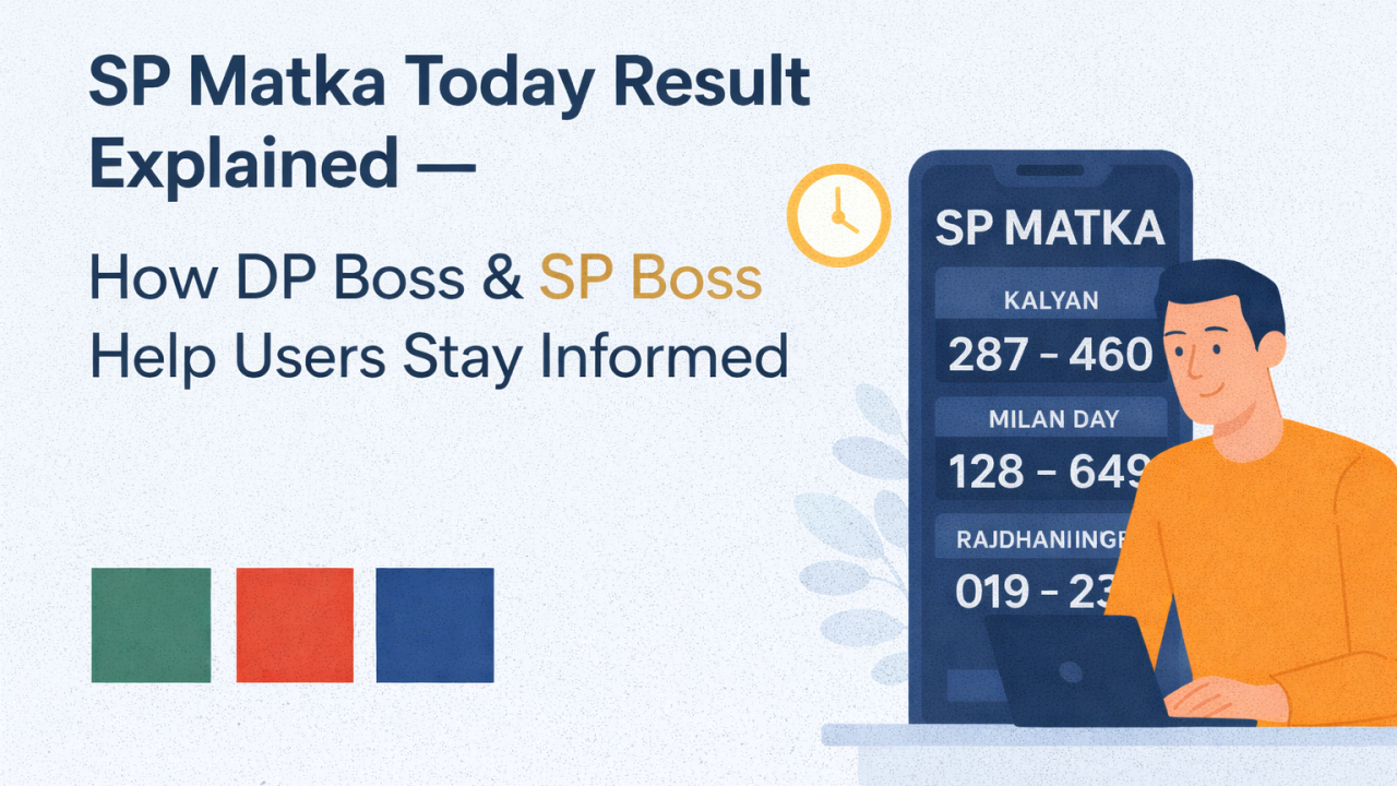 SP Matka Today Result Explained – How DP Boss & SP Boss Help Users Stay Informed (2025)